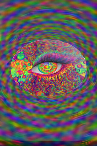 Psychedelic Vision: A Journey Through the Trippy Eye 🌈👁️