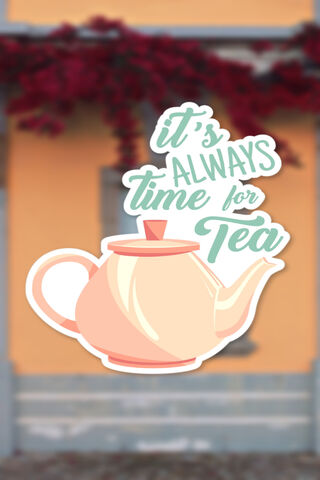 Sip into Serenity: A Morning Tea Delight ☕🌼