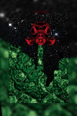 Cosmic Vibes: The Trippy Gas Mask Experience 🌌💨