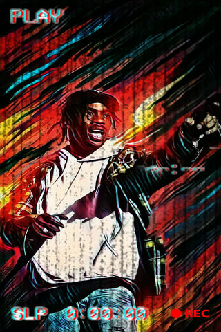 Travis Scott: A Retro Vibe 🎤📼