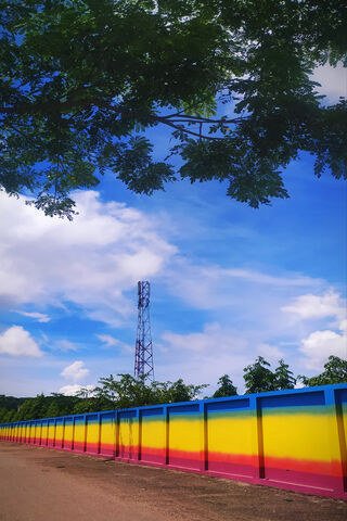 Vibrant Horizons: A Colorful Escape 🌈