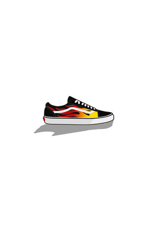 Ignite Your Style with Vans Flame Shoes! 🔥👟