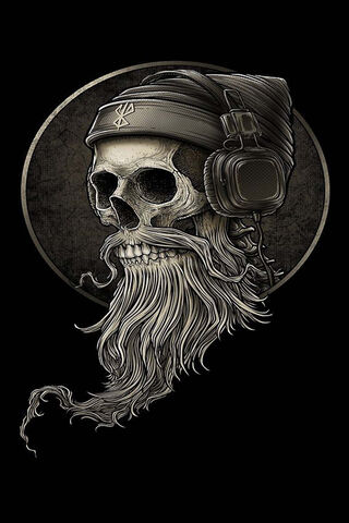 Groovy Skull Vibes 🎧💀