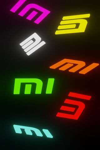 Vibrant Xiaomi Logos: A Colorful Showcase! 🌈