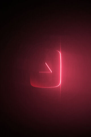 YouTube Icon Neon