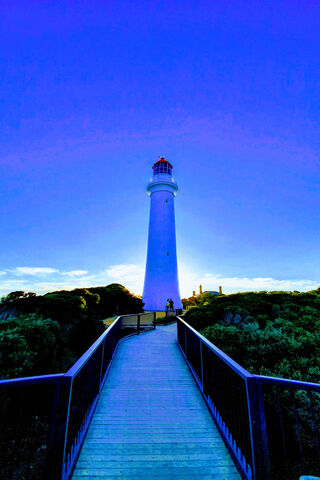 Blue Lighthouse