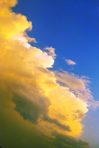 Golden Hues of a Cloudy Sky 🌥️✨