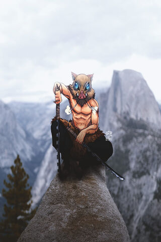 The Wild Spirit of Inosuke Hashibira 🐗✨