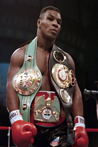 The Champion's Glory: Mike Tyson in His Prime 🥊🏆
