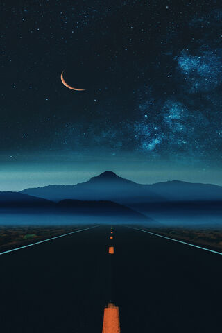 Midnight Journey: A Cosmic Adventure 🌌🚗