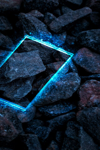 Electric Glow: The Neon Blue Edge