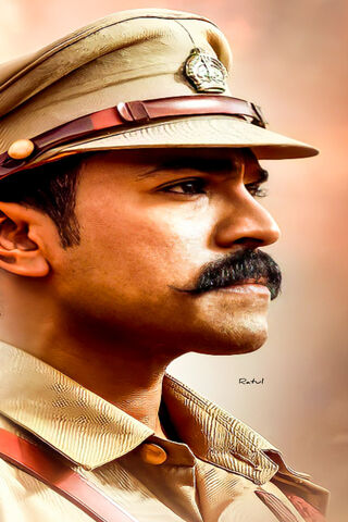 Ram Charan: The Dashing Officer in Action! 🚔✨