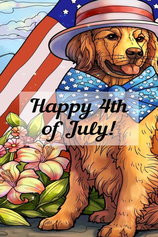 Tusk's Patriotic Paws 🇺🇸🐾