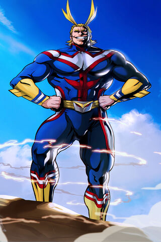 The Symbol of Peace: All Might in Action! 💪✨