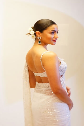 Elegance in White: Alia Bhatt's Stunning Look