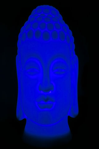 Radiant Serenity: The Blue Buddha