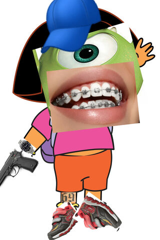 Hood Dora: The Streetwise Explorer 🌆🧢