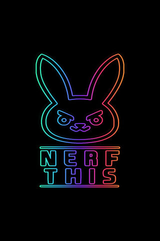 Neon Bunny Battle Cry! 🐰✨