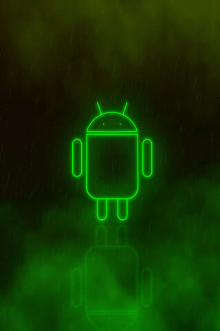 Glow of the Future: Neon Android