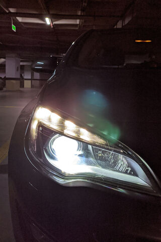 Opel Astra J: A Glimpse of Elegance in the Shadows