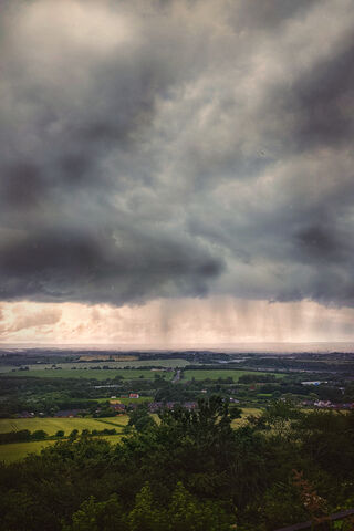 Nature's Prelude: The Calm Before the Storm