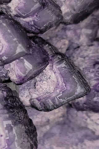 Mystical Depths of Skeletal Purple Fluorite 🌌💎