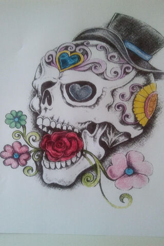 Dapper Death: The Top Hat Skull