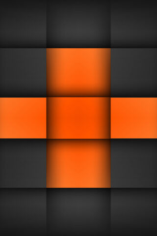 Vibrant Neon Glow: The Orange Illumination