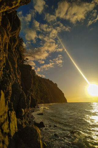 Deniz: A Serene Sunset by the Sea 🌅