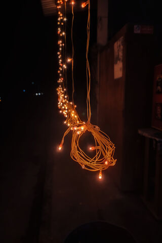 Twinkling Dreams: A Night with Fairy Lights ✨