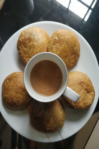 Delightful Snack Time: Savoring Every Bite! 🍽️☕