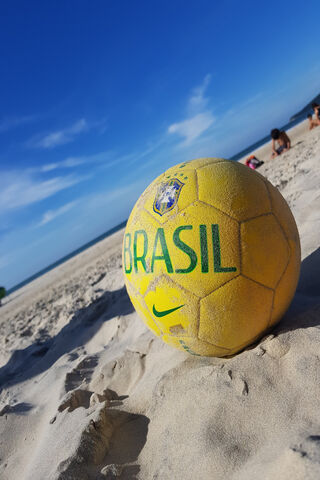 Beachside Soccer Vibes 🌊⚽️