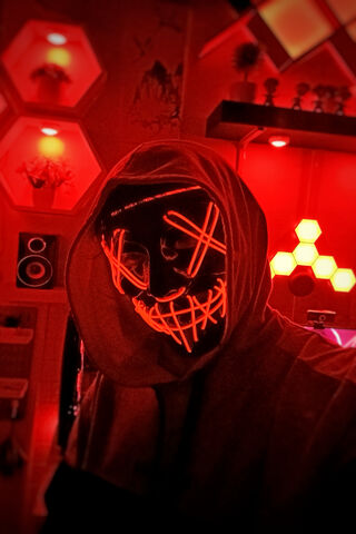 Neon Mask Guy