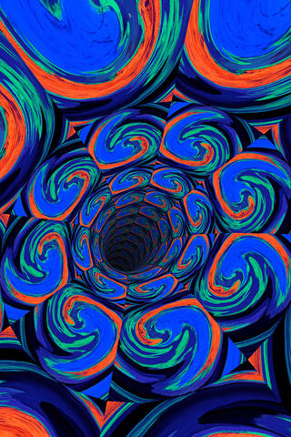 Neon Swirl