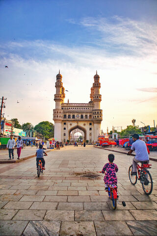 People At Charminar