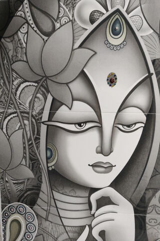 Radha's Grace: A Dance of Serenity 🌸✨