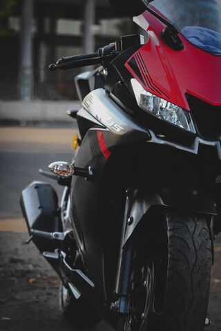 Motion blurred highway ride, biker on red motorcycle captivates in frontal  perspective Vertical Mobile Wallpaper AI Generated 30465258 Stock Photo at  Vecteezy