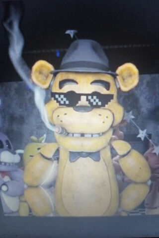 Chillin' with Swag Golden Freddy 😎✨