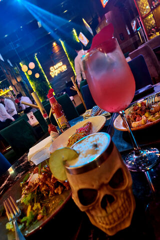 Chilling with the Skull Drink 🍹💀