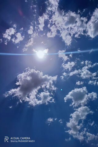 Heavenly Hues: A Day Under the Blue Sky ☀️🌤️