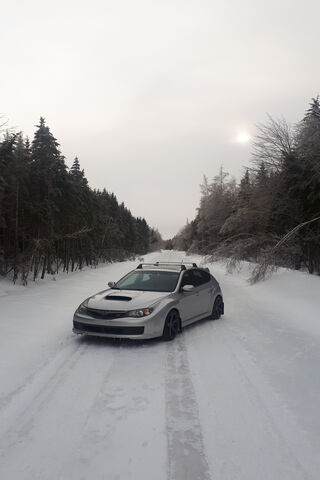 Subaru STI: Winter Warrior on the Open Road ❄️🚗