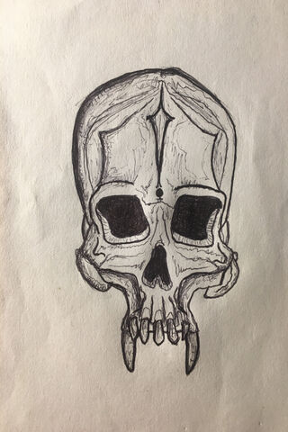 Tribal Skull