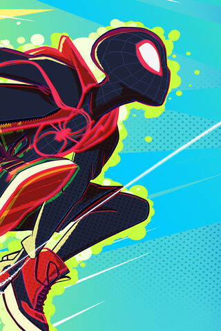 Dynamic Webslinger: Artistic Spidy in Action! 🕷️✨