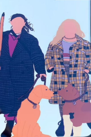 Stylish Stroll: Kate & Yelena's Day Out 🌟🐾