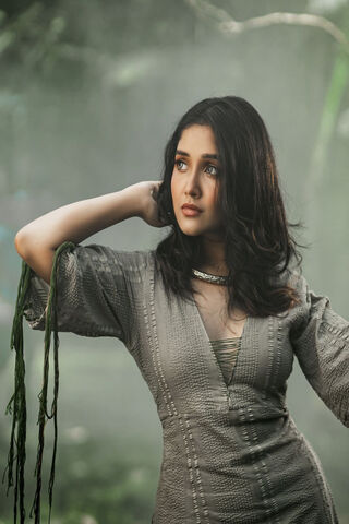 Mystical Elegance: Anikha Surendran in Nature's Embrace 🌿✨