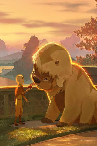 Aang and Appa: A Bond Beyond the Elements 🌬️🐾