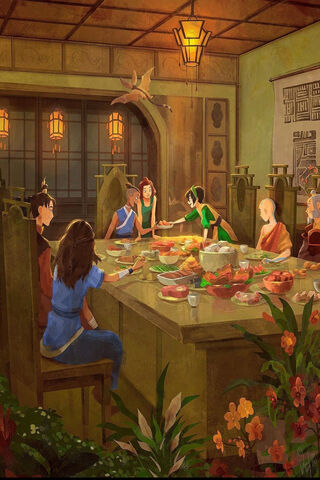 Feast of Friendship: The Avatar Team Unites 🍽️✨