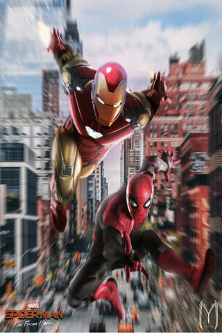 Dynamic Duo: Iron Man & Spider-Man Soar! 🕷️🦸 