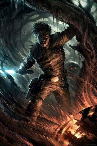 Jedi's Struggle in the Shadows 🌌✨