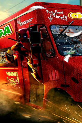 Deadpool's Food Truck Frenzy! 🍔🚚